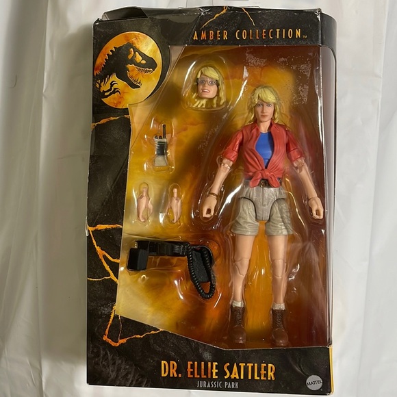 Mattel Other - Mattel Jurassic World Amber Collection Dr. Ellie Sattler Figure New